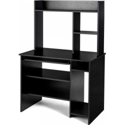 Costway HW66313BK psací stůl černý 91 cm x 50,5 cm