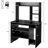 Costway HW66313BK psací stůl černý 91 cm x 50,5 cm