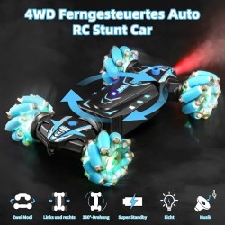 RC auto s detekcí gest, světlem a hudbou, ručně ovládané driftovací auta na dálkové ovládání