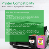 Tříbarevná inkoustová kazeta 63CXL vhodná pro Envy 4516, 4520, 4522, OfficeJet 3830, 4650