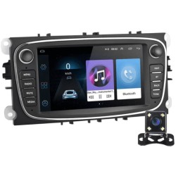 PODOFO 2din Autorádio Ford Galaxy Focus Mondeo S-Max Galaxy C-Max Focus Kuga, GPS Navigace Android