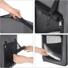 EUGAD 0339GL Skládací box na psa Š 74 x V 56 x H 49 cm