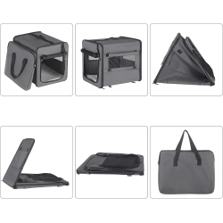 EUGAD 0339GL Skládací box na psa Š 74 x V 56 x H 49 cm