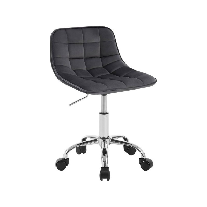 Kancelářská židle WOLTU s kolečky, ergonomická, pracovní židle, otočná židle, samet