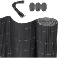 WOLTU PVC zatemňovací zástěna na ochranu soukromí 500 x 80 cm