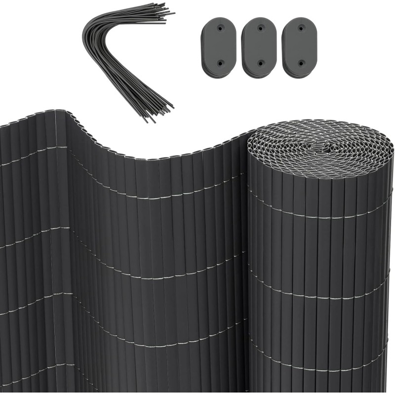 WOLTU PVC zatemňovací zástěna na ochranu soukromí 500 x 80 cm