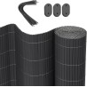 WOLTU PVC zatemňovací zástěna na ochranu soukromí 500 x 80 cm