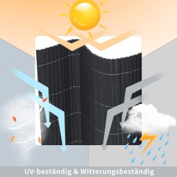 WOLTU PVC zatemňovací zástěna na ochranu soukromí 500 x 80 cm